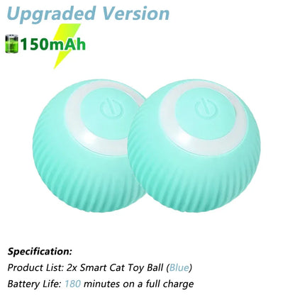 Electric Interactive Rolling Ball for Cats - Smart Toy and Game Accessory