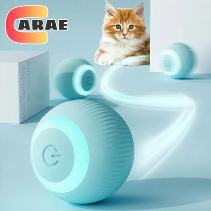 Electric Interactive Rolling Ball for Cats - Smart Toy and Game Accessory
