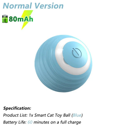 Electric Interactive Rolling Ball for Cats - Smart Toy and Game Accessory