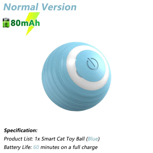 Electric Interactive Rolling Ball for Cats - Smart Toy and Game Accessory